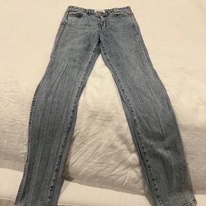 Something Navy slip, jeans size 6